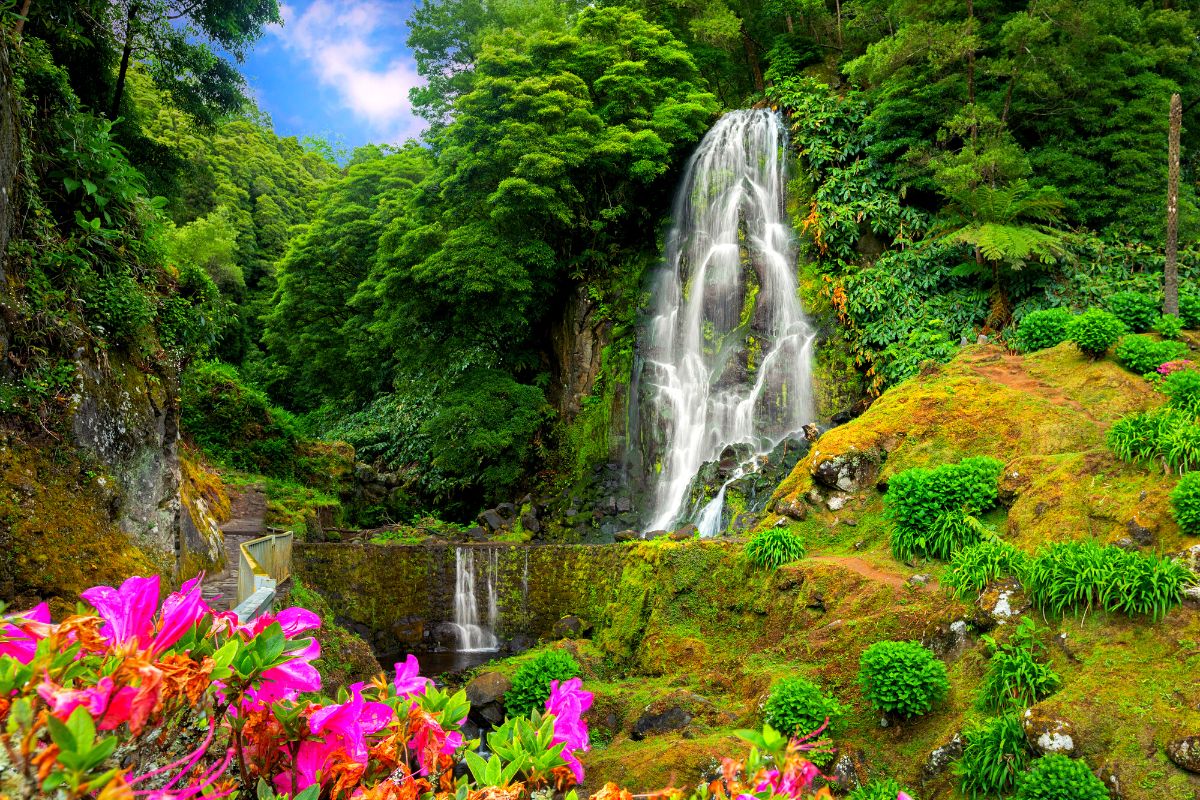 best waterfalls in São Miguel Island, Azores