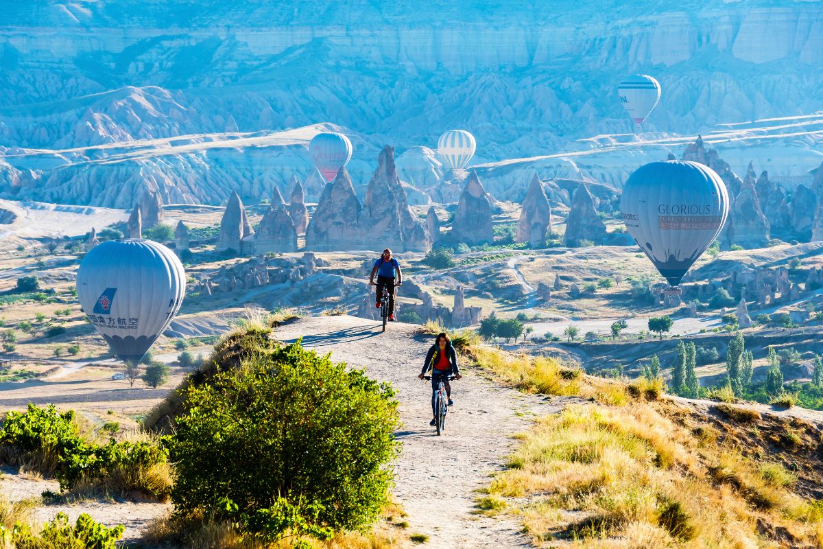 biking in Cappadocia