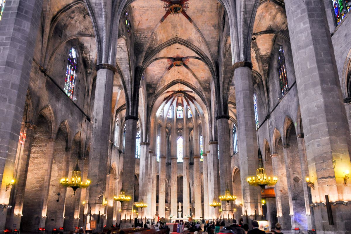 Basílica de Santa Maria del Pi in Barcelona