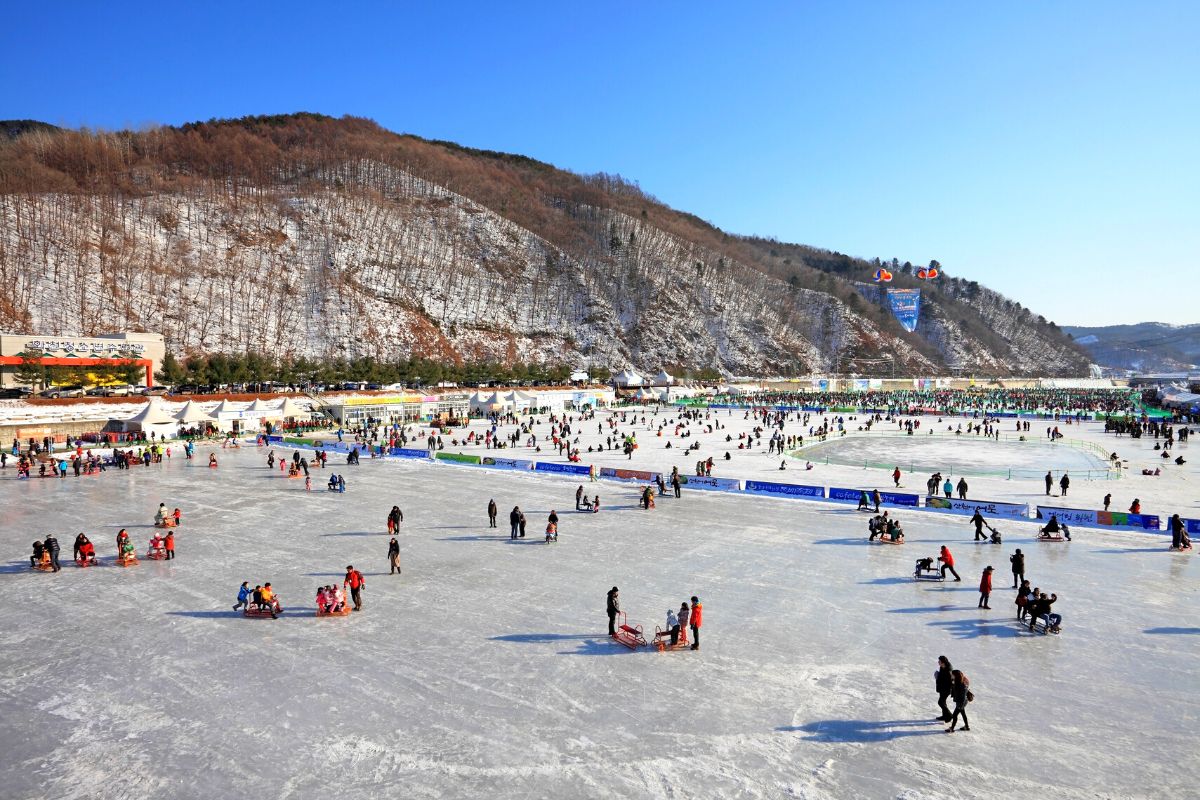 Ice Festival in Hwacheon, South Korea