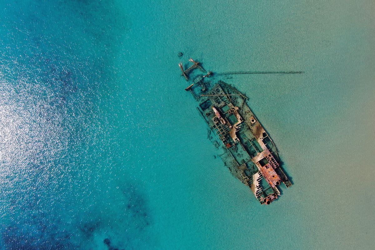 Shipwreck Epanomi, Greece
