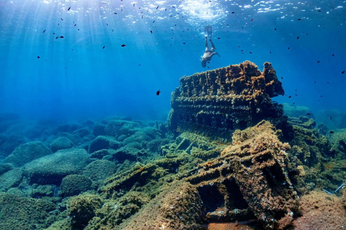 Shipwreck Snorkeling, Cancun