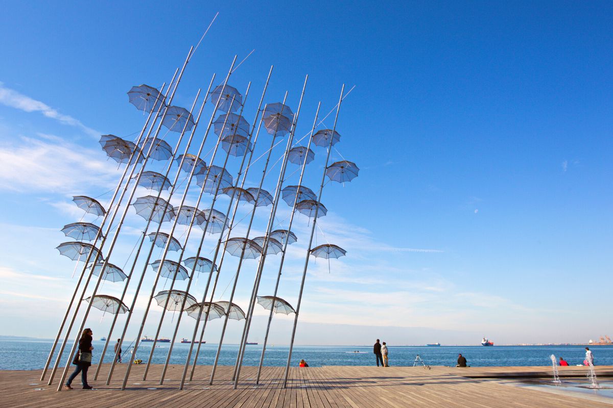 The Umbrellas by Zongolopoulos, Thessaloniki