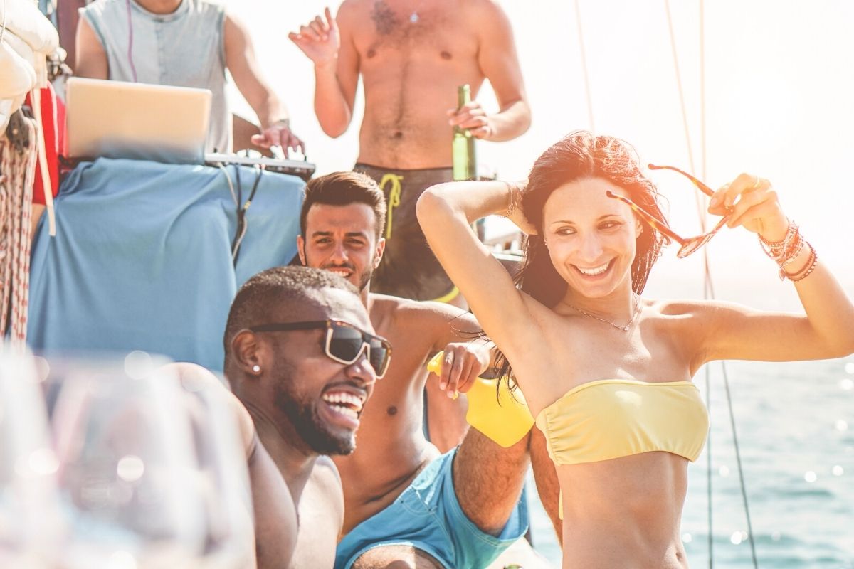 boat parties near Cancun