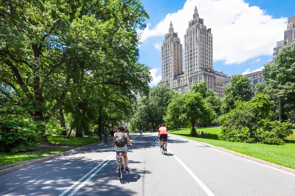 bike tour in Central Park