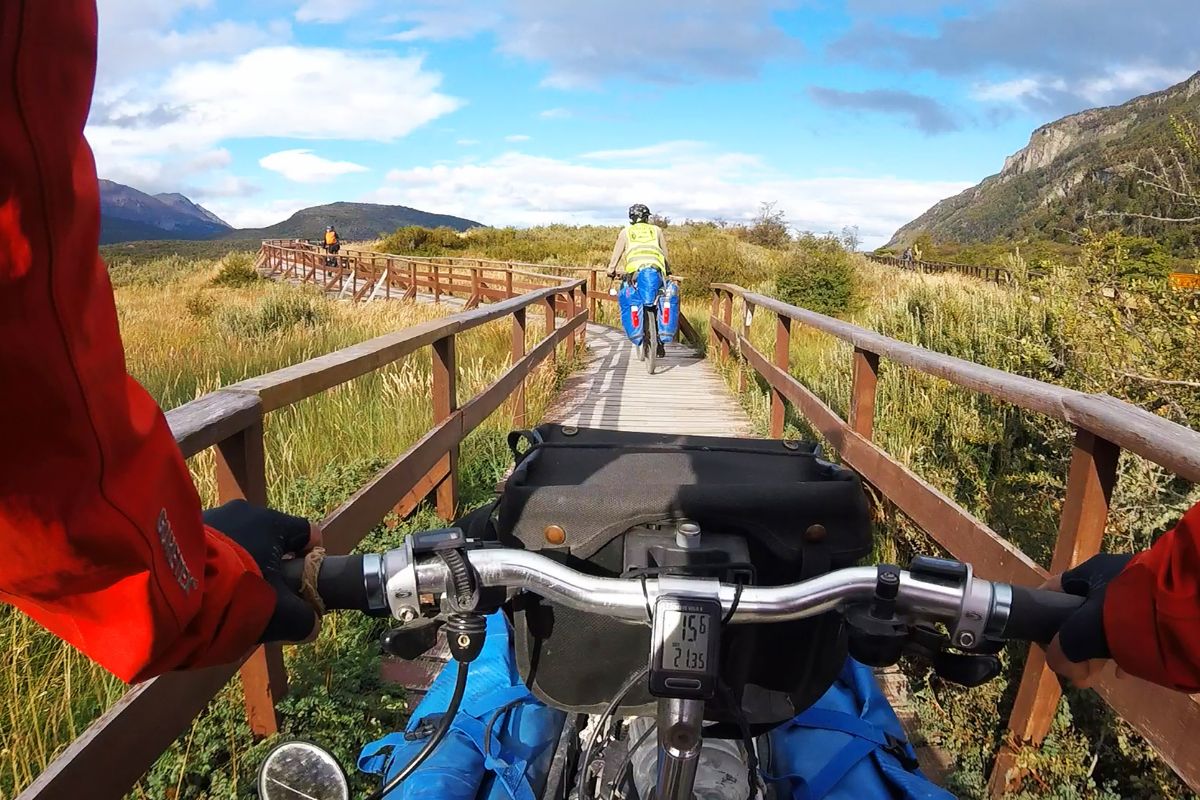 cycling at Tierra del Fuego National Park