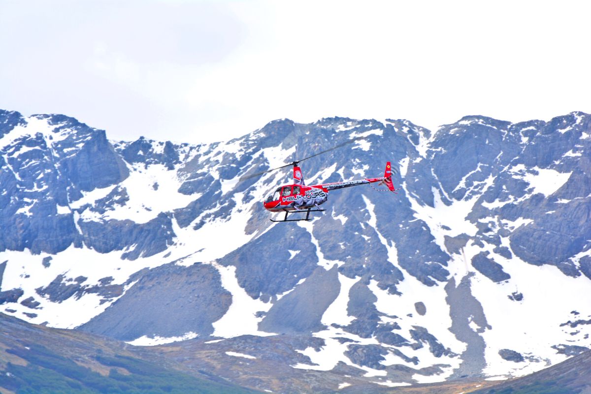 helicopter tour in Ushuaia