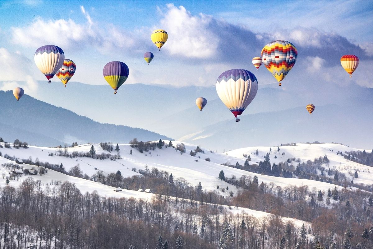 hot air balloon ride in Interlaken