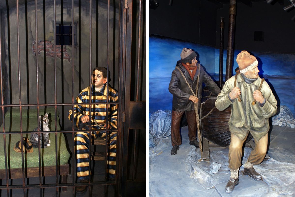 recreated scenes at Galeria Tematica Historia Fueguina, Ushuaia