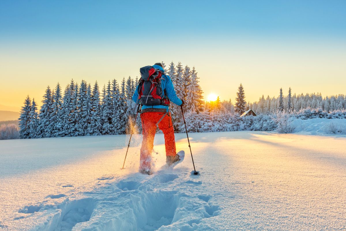 snowshoeing in Kiruna