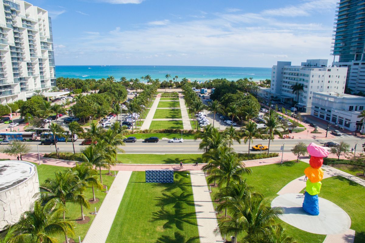 Collins Park in South Beach, Miami
