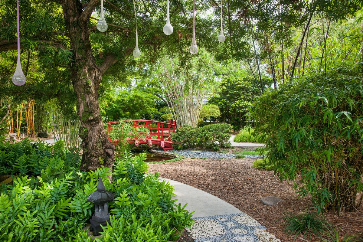 The Japanese Garden in the Miami Beach Botanical Garden, Florida
