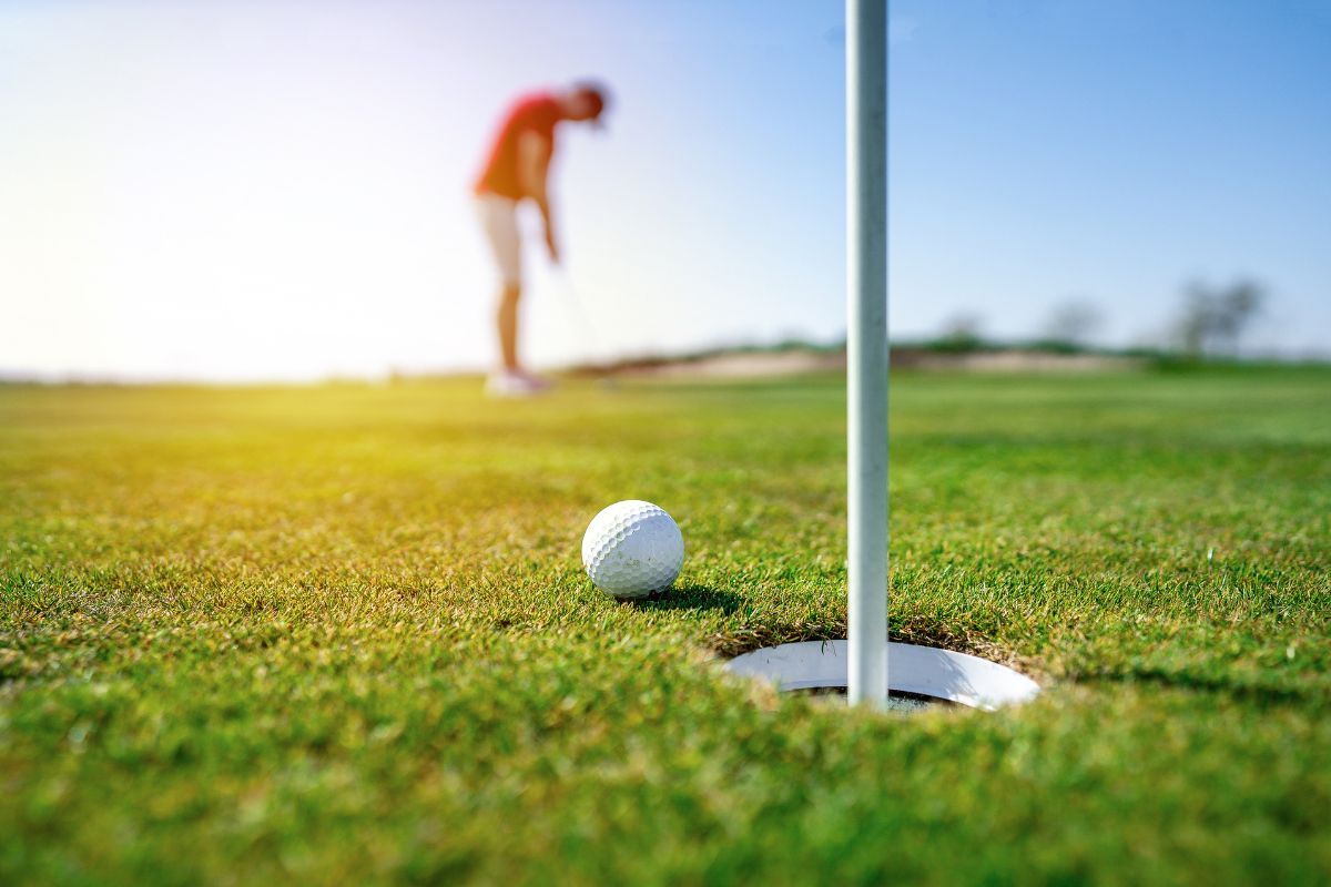 golfing in South Beach, Miami