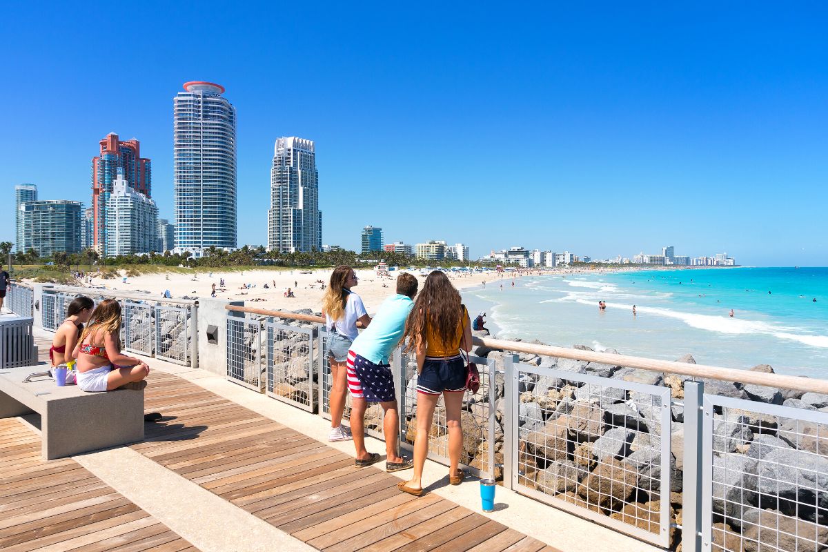 view from South Pointe Park and Pier