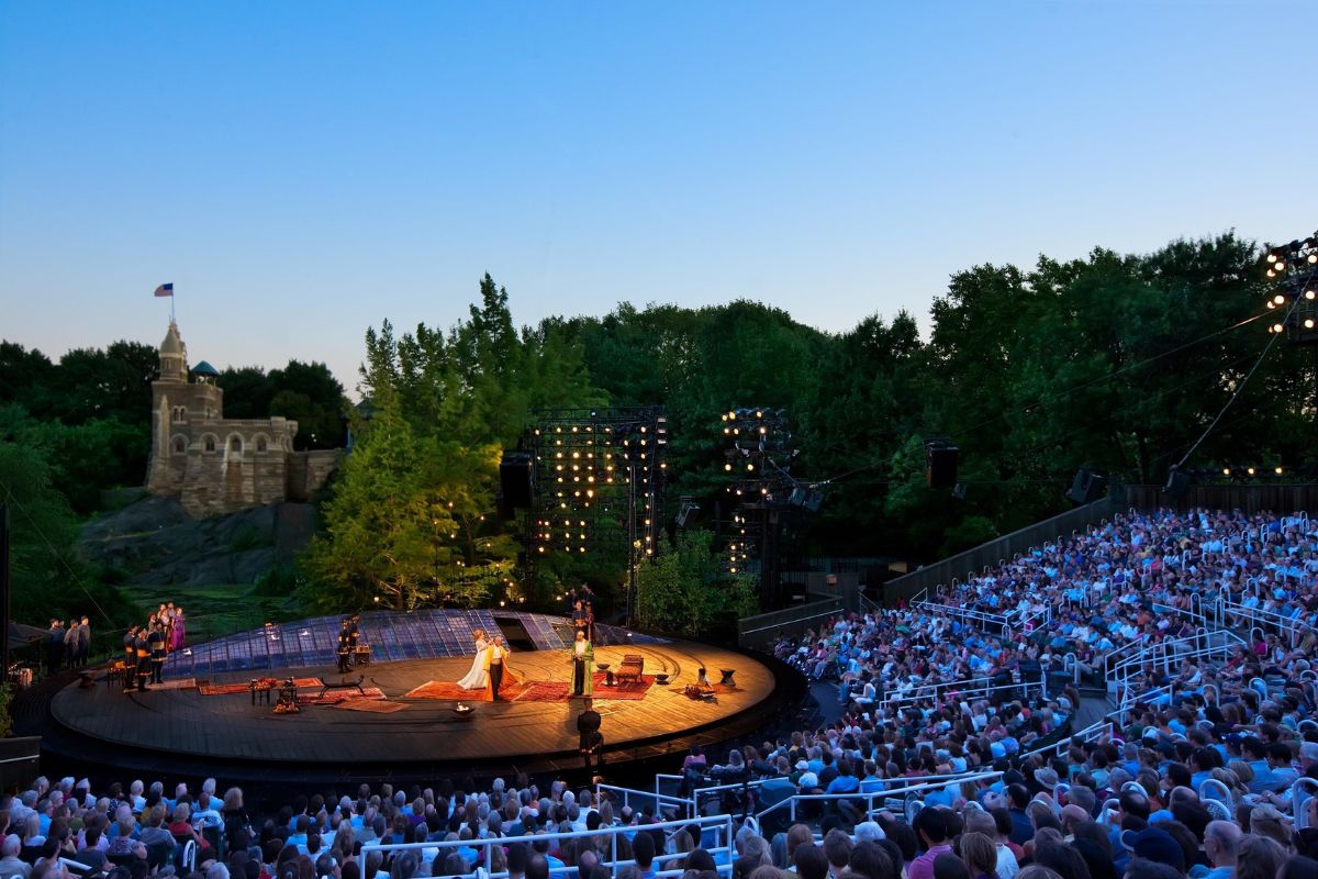 Shakespeare in the Park at Delacorte Theater, Central Park