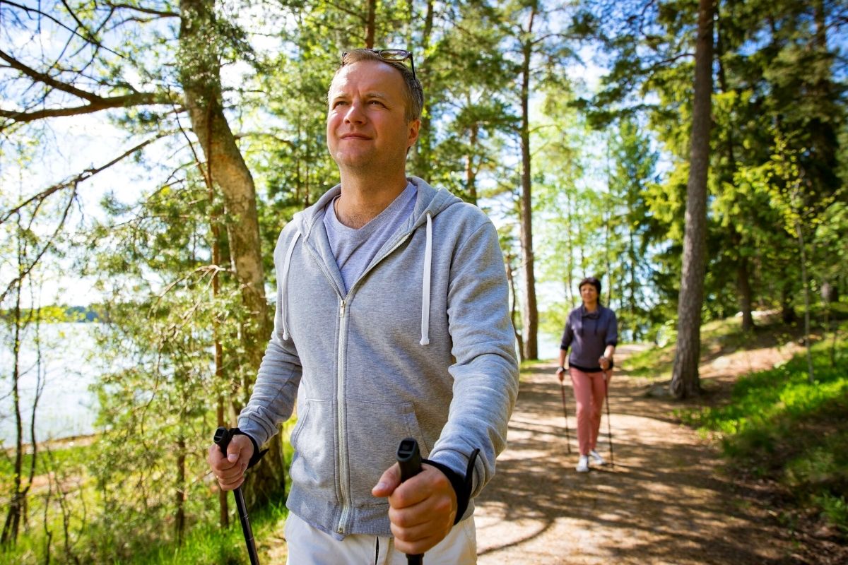 Лечебная ходьба 9. Nordic Walking Finland.