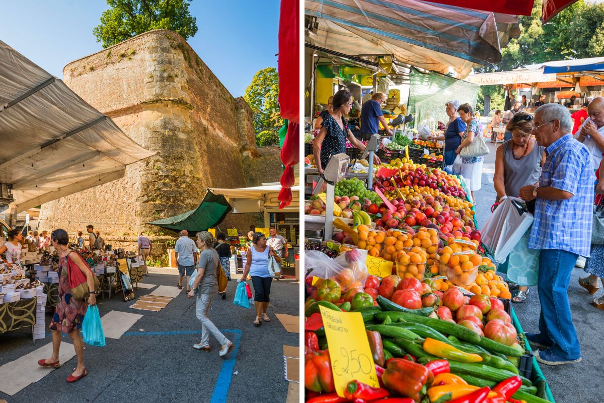 local markets in Siena