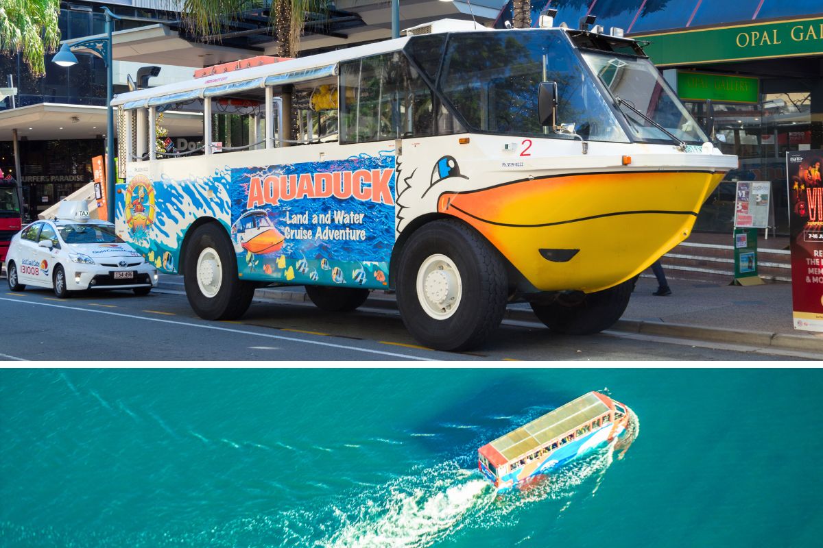 Things to do in Surfers Paradise with your family - Aquaduck Gold