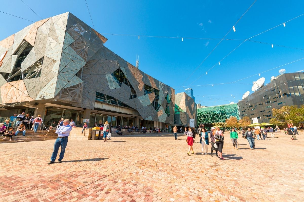 Federation Square in Melbourne