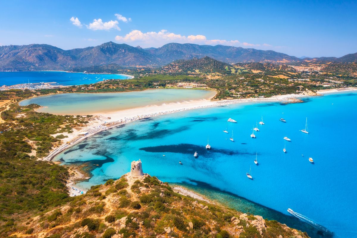 Most beautiful Beaches in Sardinia Map