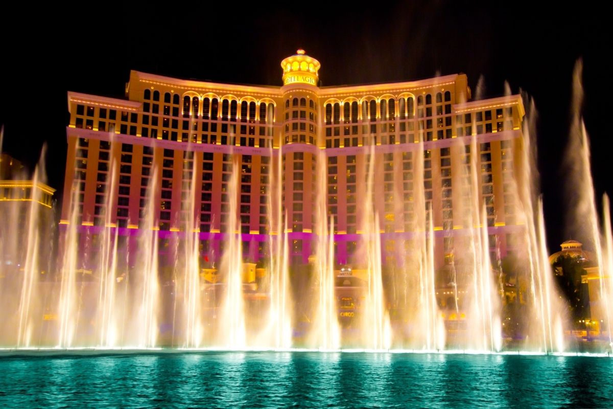 Las Vegas Caesars Palace Forum Shops feature Laser Starfield Projector