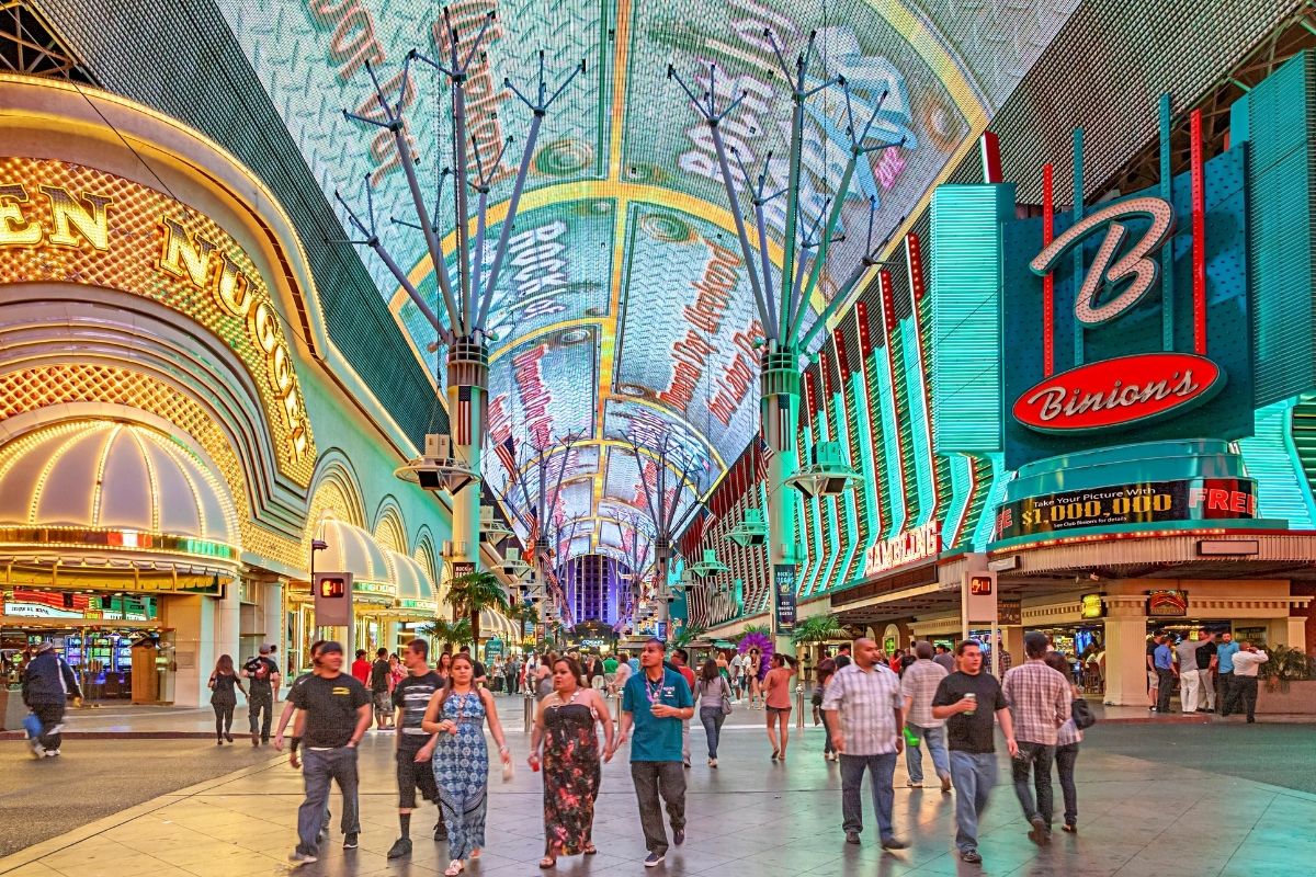 Las Vegas Caesars Palace Forum Shops feature Laser Starfield Projector