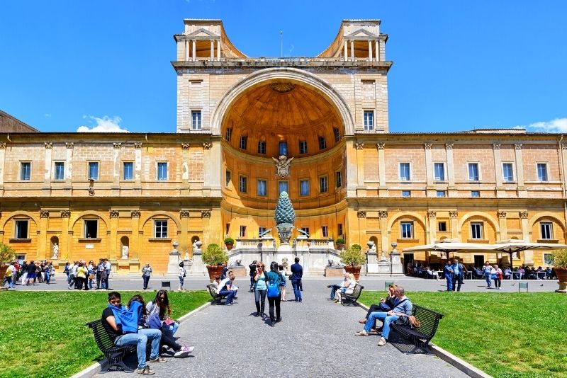 La cour du Belvédère, Vatican