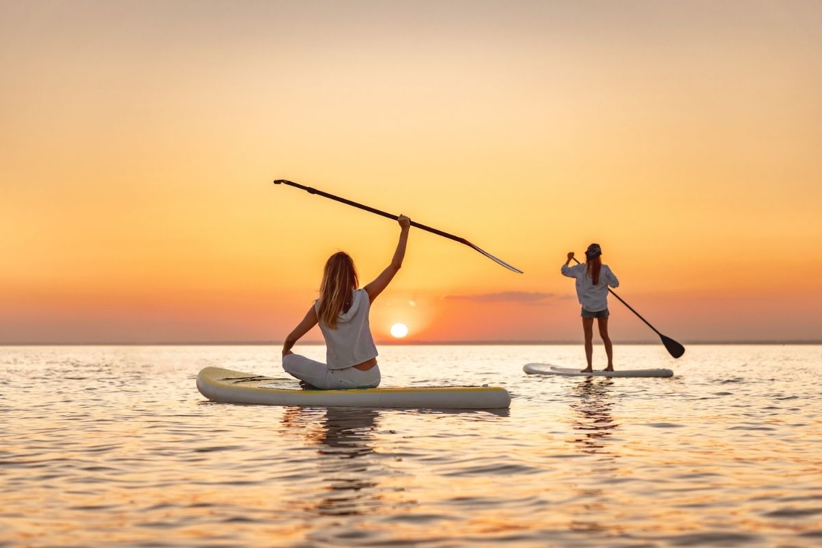 Р¤РѕС‚Рѕ Stand up Paddleboarding at Night HD