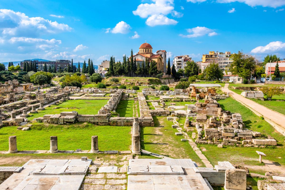 Archaeological Site of Kerameikos in Athens