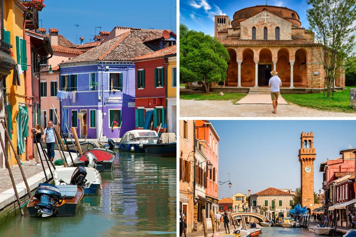 Islands of Murano, Burano, and Torcello in Venice