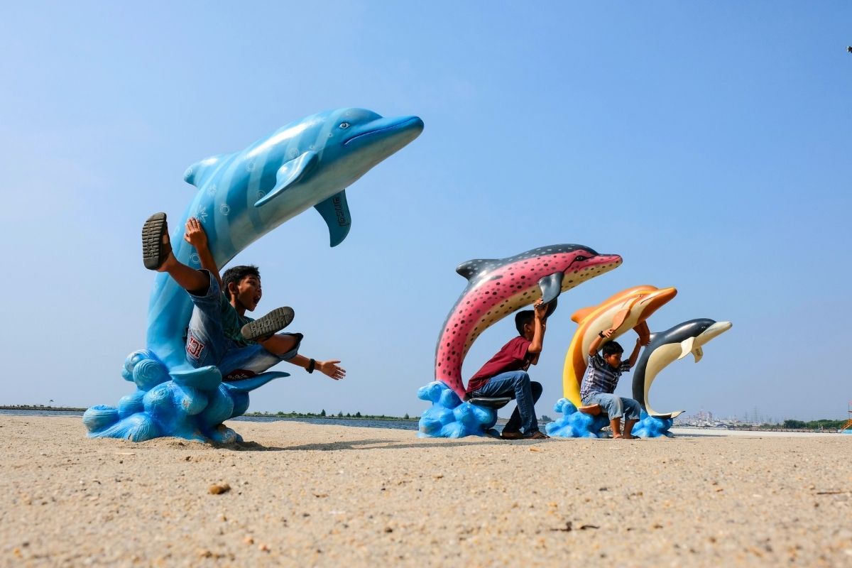 Ancol beach, Jakarta