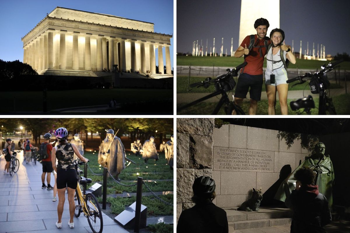 Washington DC Monuments by Night Bike Tour