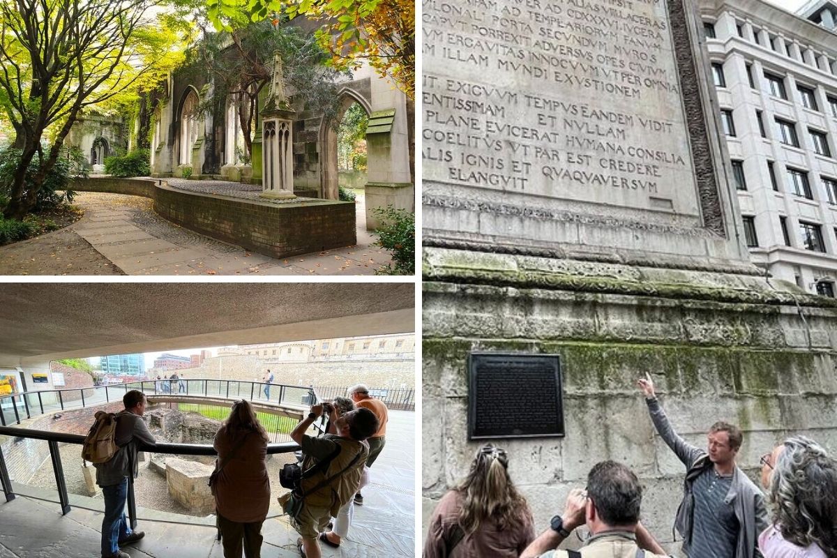 Roman Ruins to Blitz Bombings_ A Walking Tour of London's Fiery History