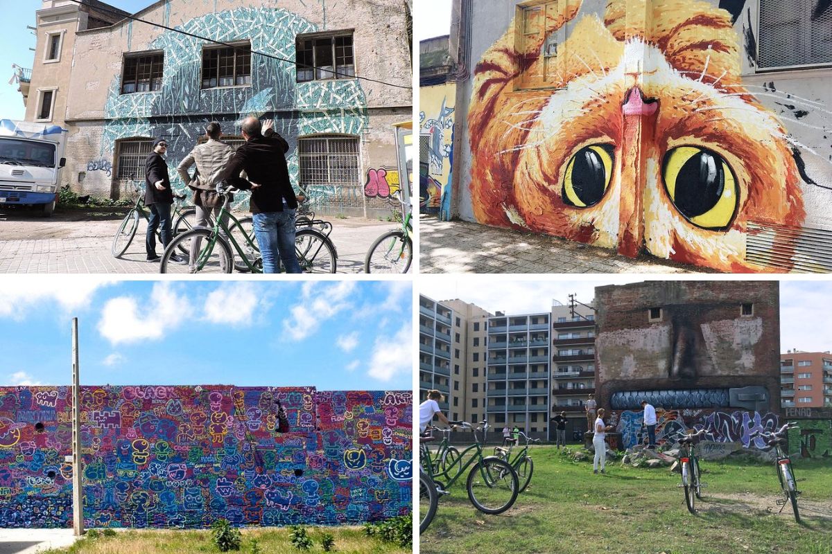 Barcelona Street Art Graffitti Bicycle Tour