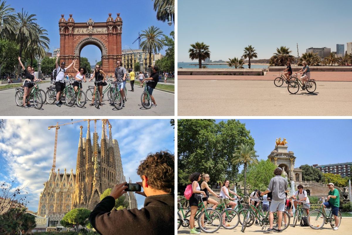 Barcelona: Sailing, E-bike Winery Tour& Tastings (car option)