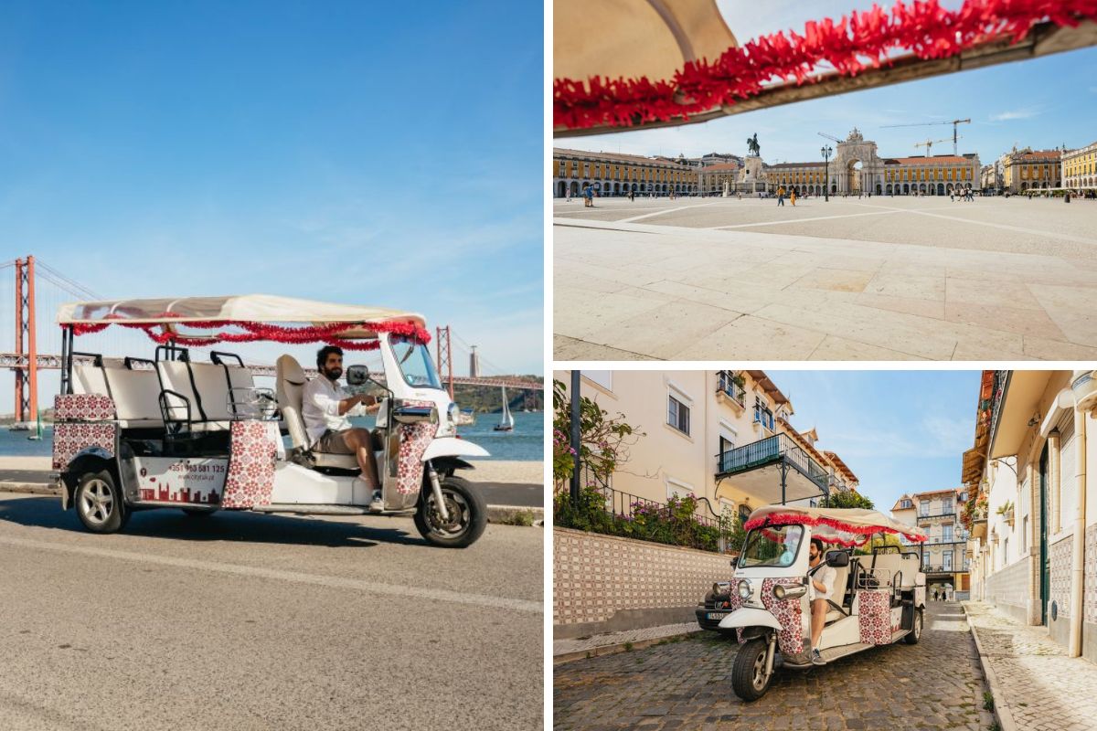 Lisbon: Guided Tuk-Tuk Tour with Hotel Pickup