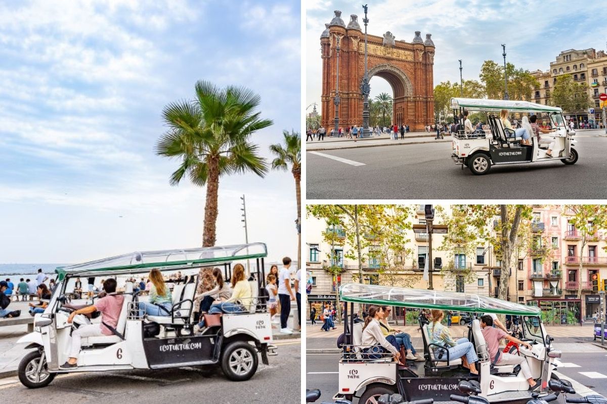 Barcelona_ City Tour by Private Eco Tuk Tuk