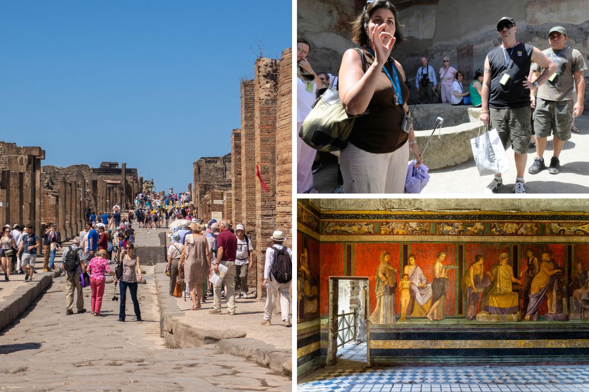 guided tours from rome to pompeii