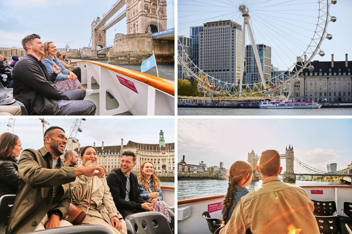 River sightseeing cruise by The London Eye