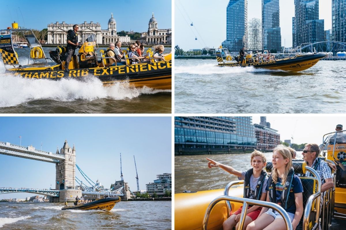 Speedboat tour by Thames Rib Experience