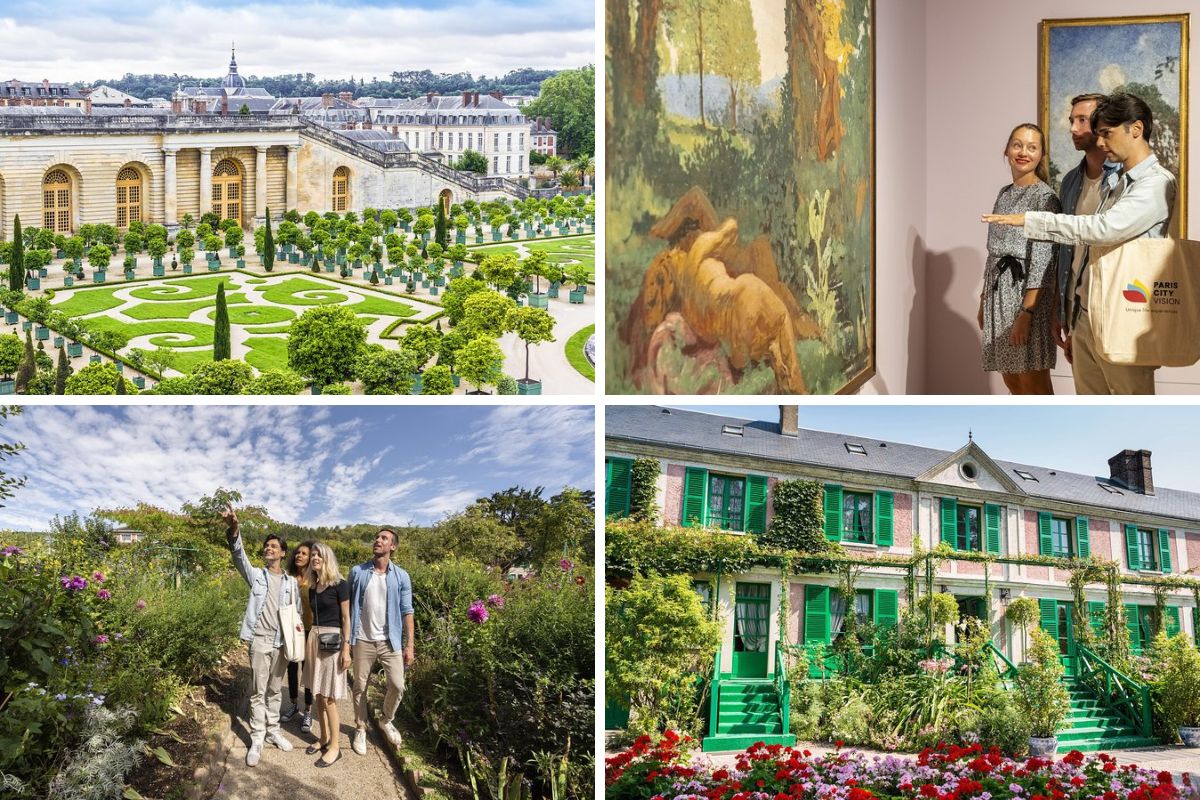 Versailles Palace and Giverny Monet House Guided Visit with Lunch from Paris