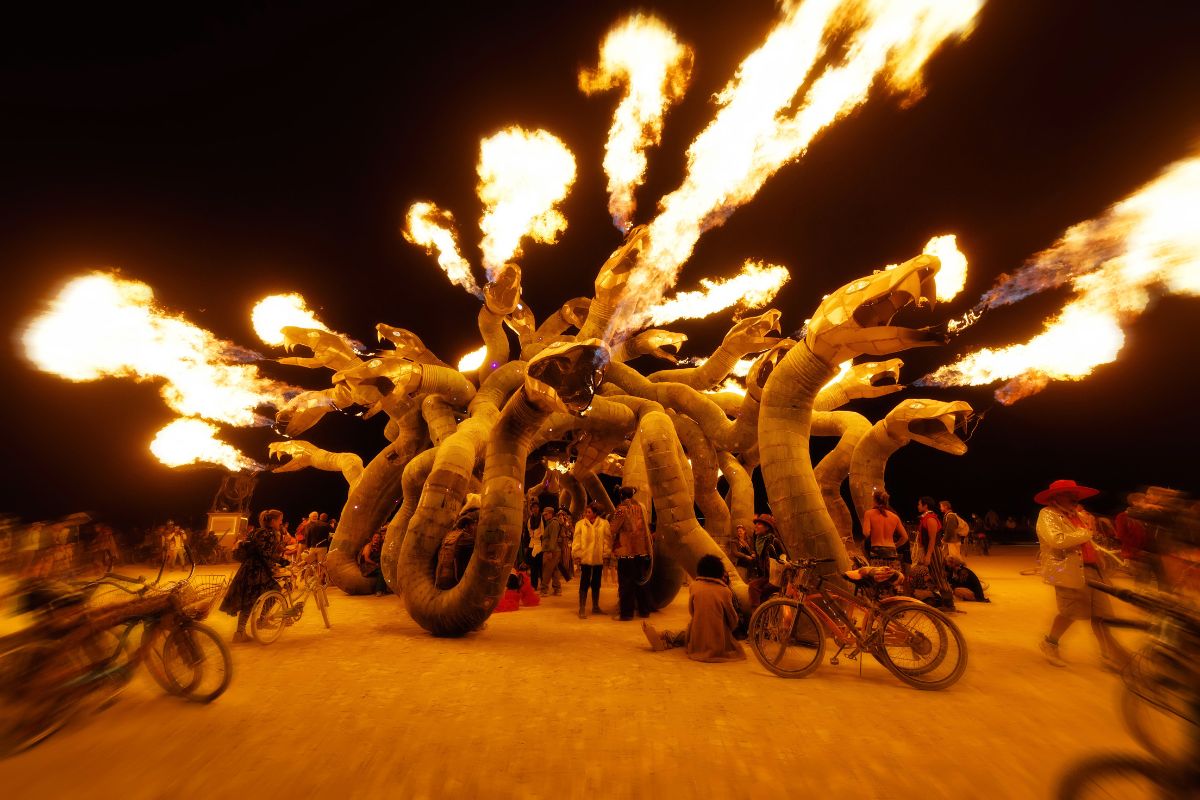 Black Rock Desert, Burning Man Festival, USA