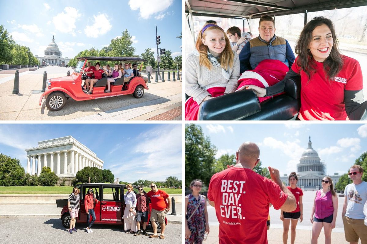 DC Monuments and Capitol Hill Tour by Electric Cart