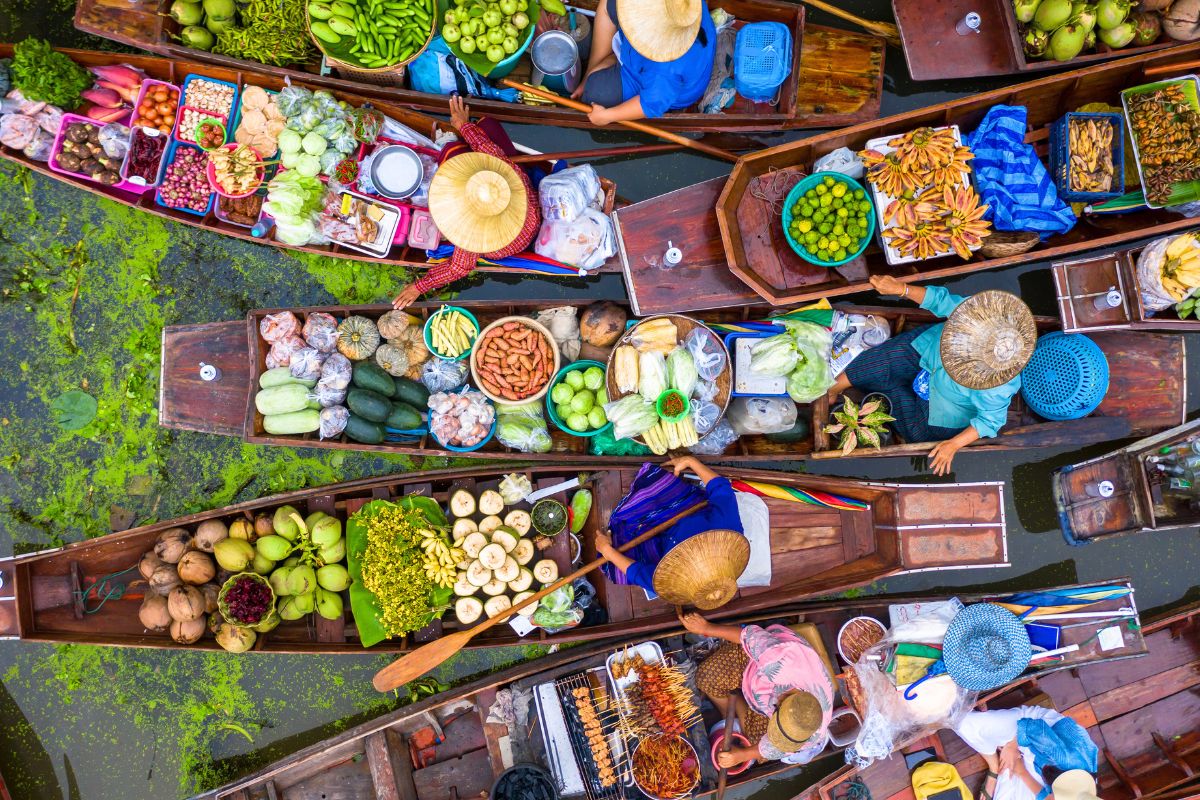 Damnoen Saduak Floating Market, Bangkok