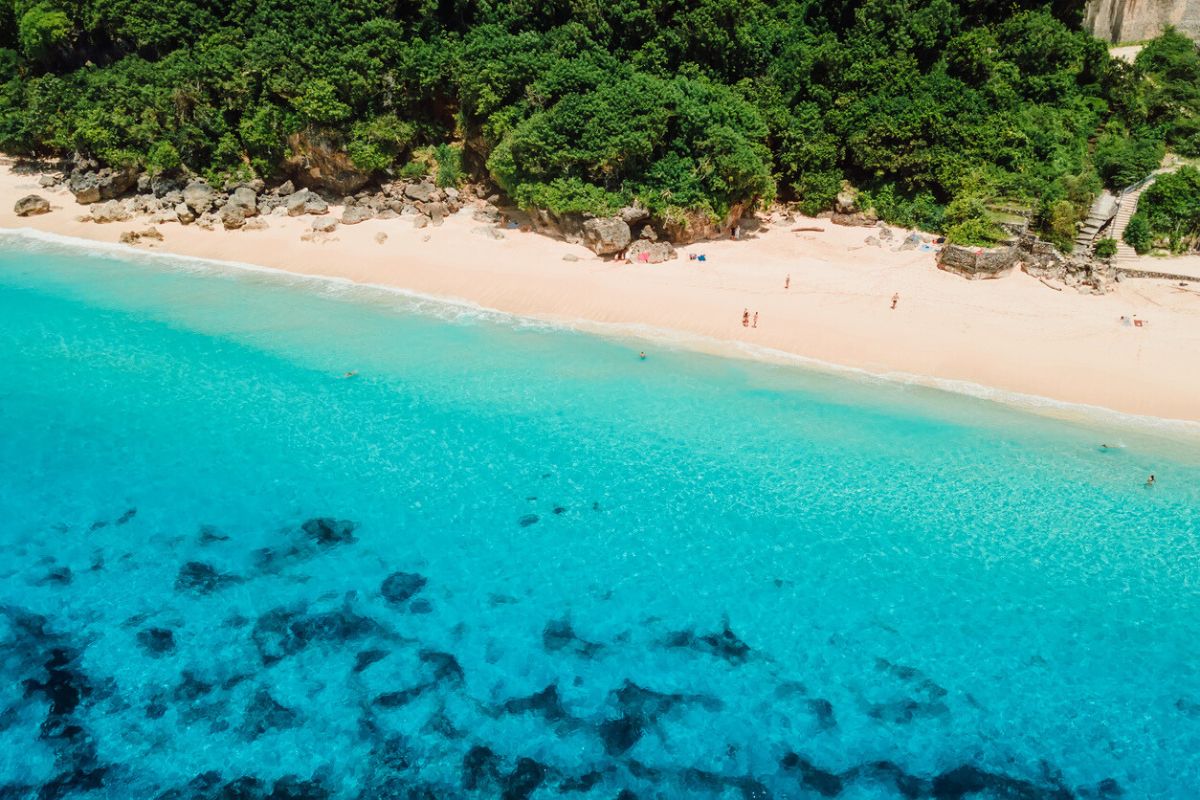 Melasti Beach in Bali