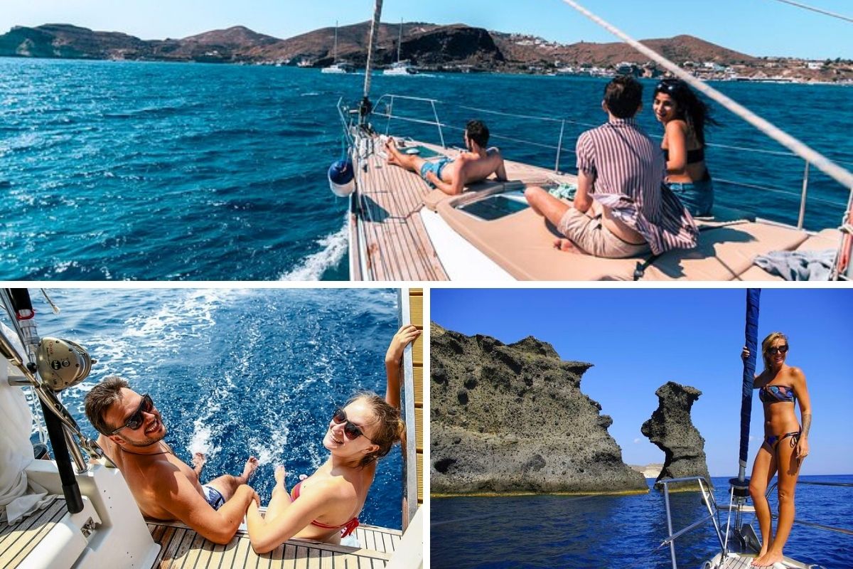 Morning Caldera Sailing Cruise by Barca Sailing