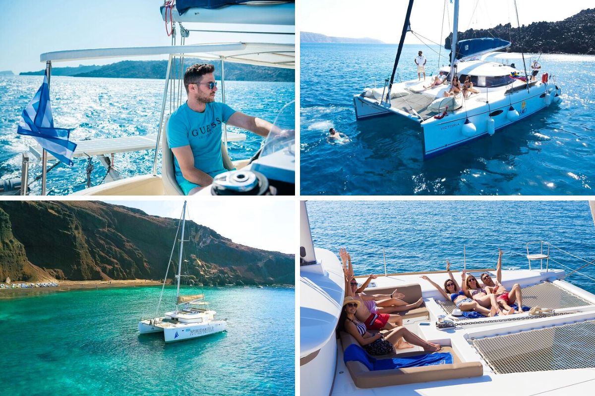Private cruises in Santorini