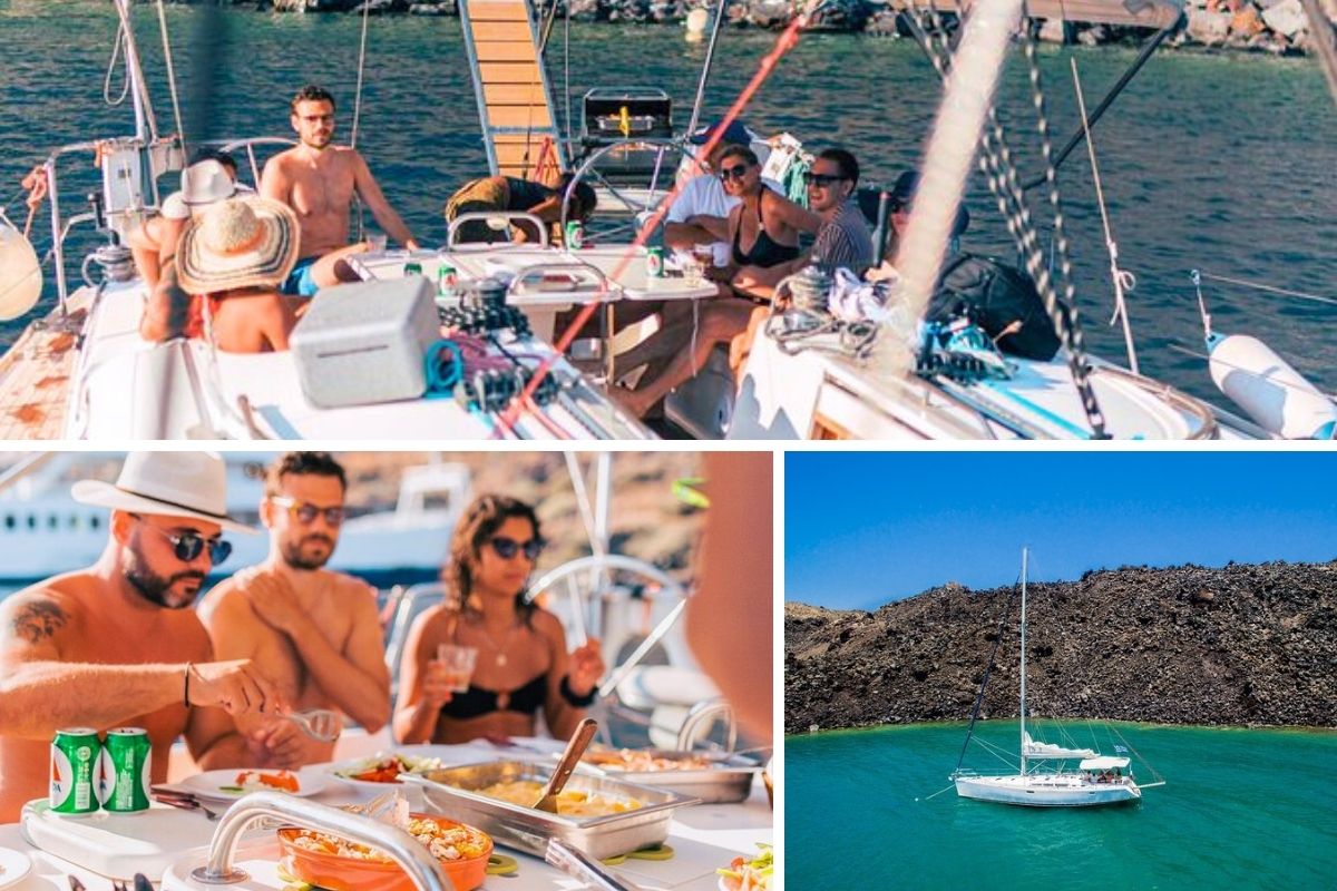 Sunset Caldera Sailing Cruise by Barca Sailing