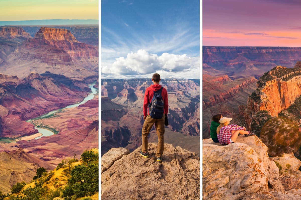 difference between West, South and North Rim