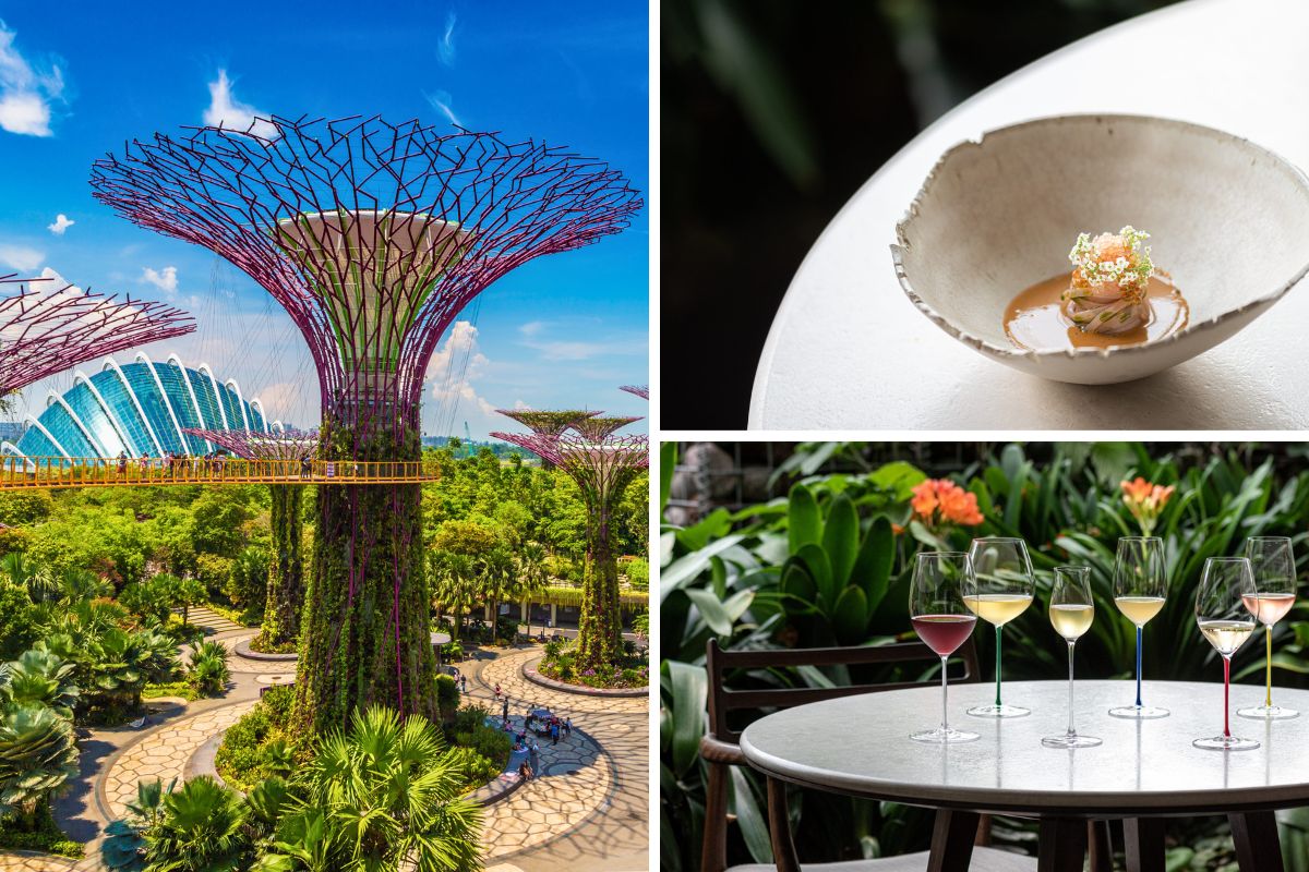 luch at Gardens by the Bay, Singapore